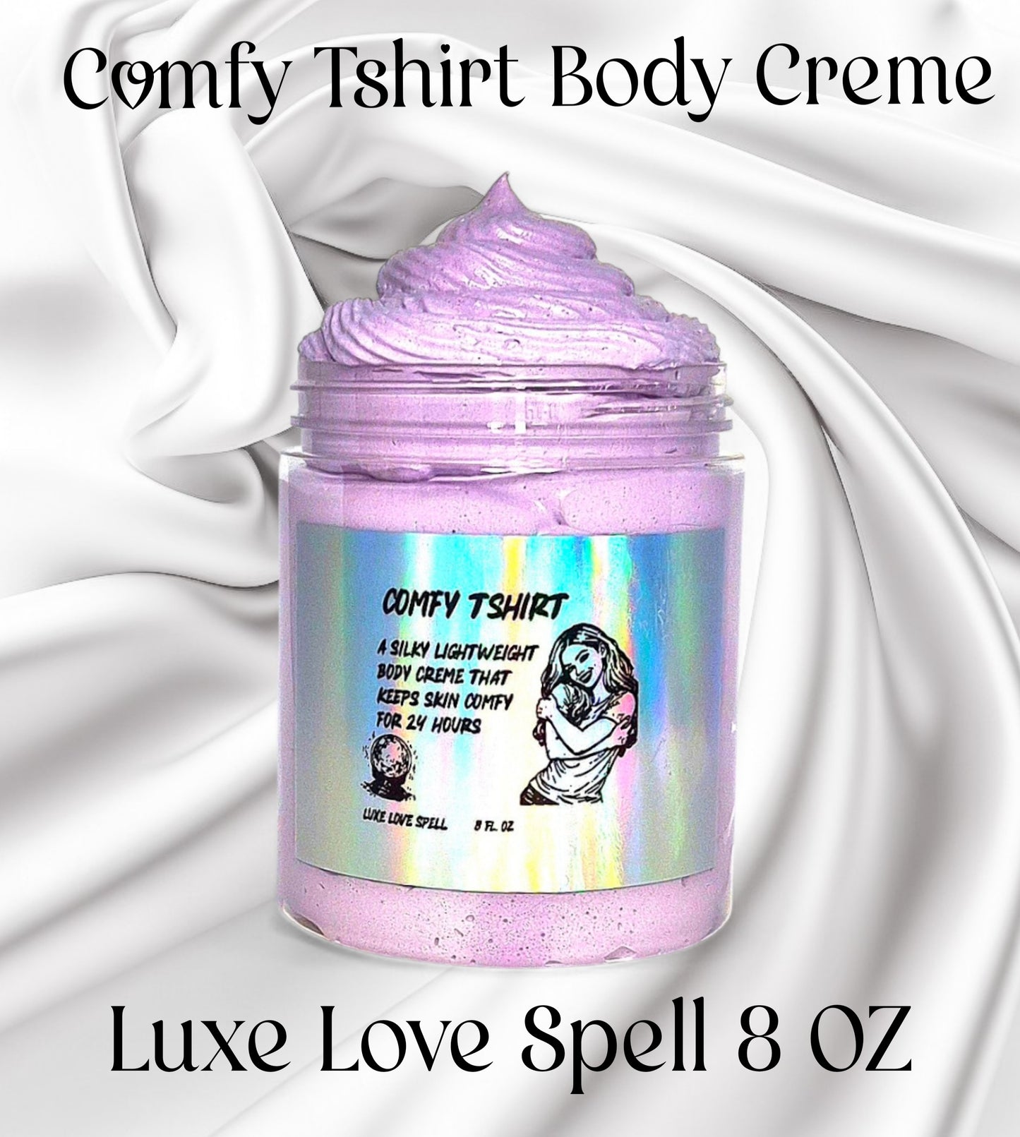 Comfy Tshirt Body Creme (Luxe Love Spell) 8 oz